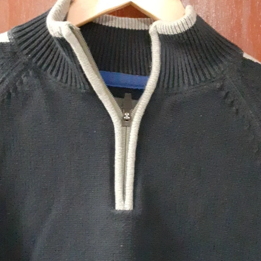 Eddie Bauer Men's Zip Sweater